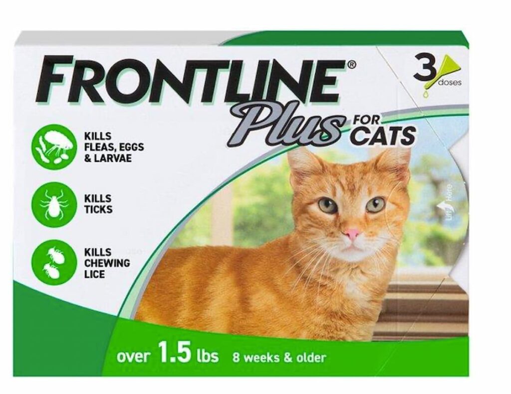 Frontline for cats flea and tick prevention